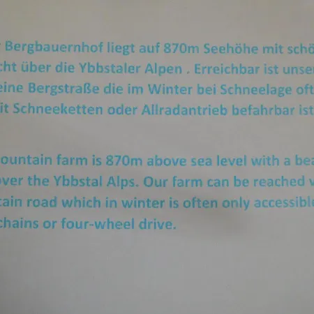 Urlaub Am Bauernhof Blamauer Koehr Alojamento de Turismo Rural